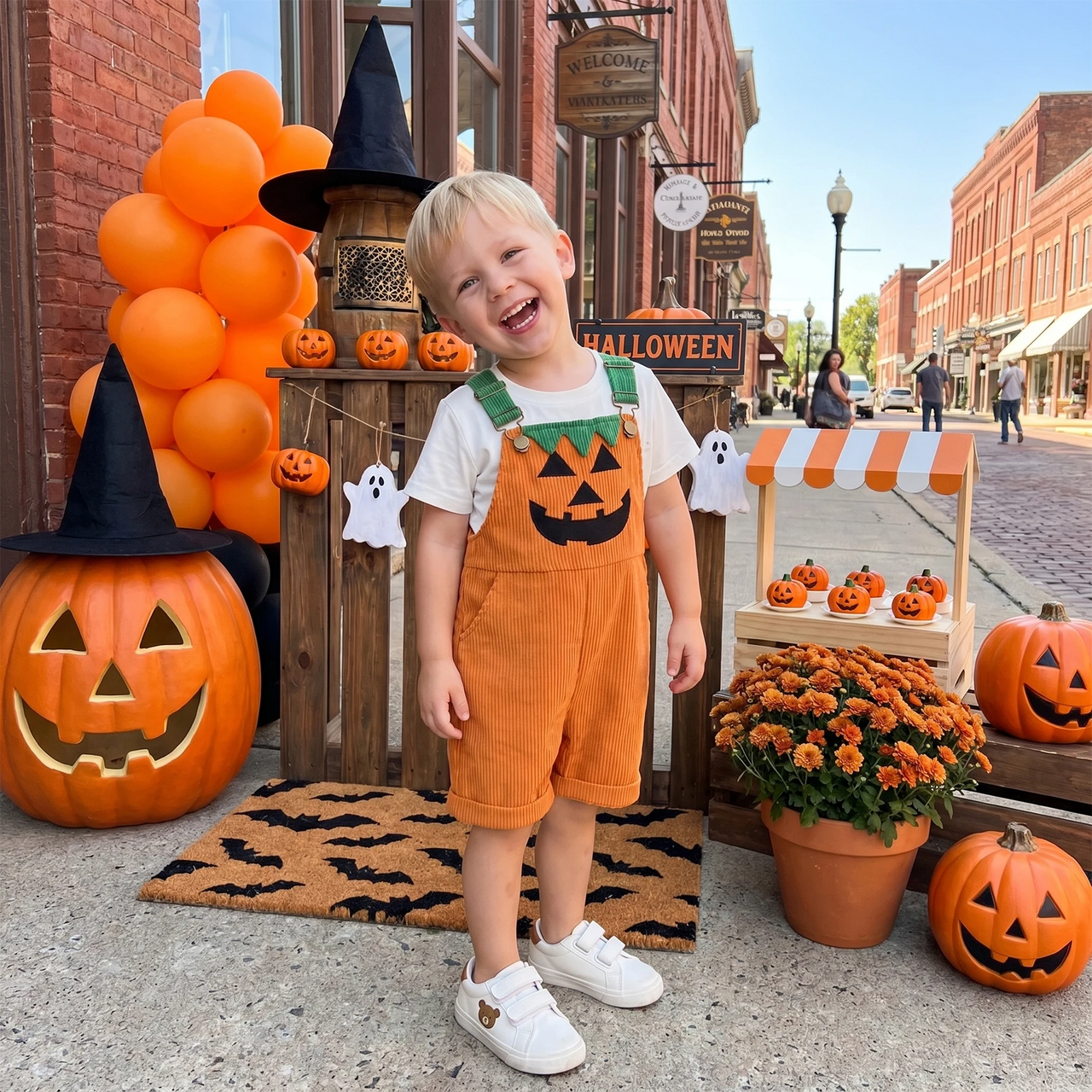 SpookyBaby – Lekent og festlig – Halloween-hagebukser