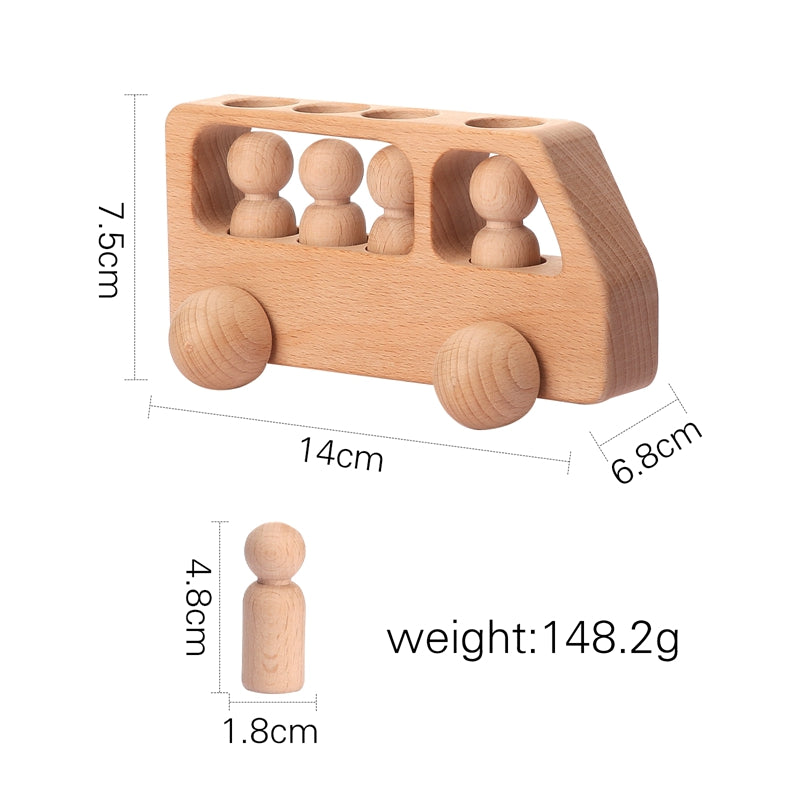 TrainCount –  Klassisk og pedagogisk – Tre-Montessori-tog