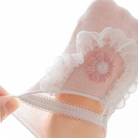Thumbnail for SweetFeet – Myke og søte – babysokker med blomster og blonder