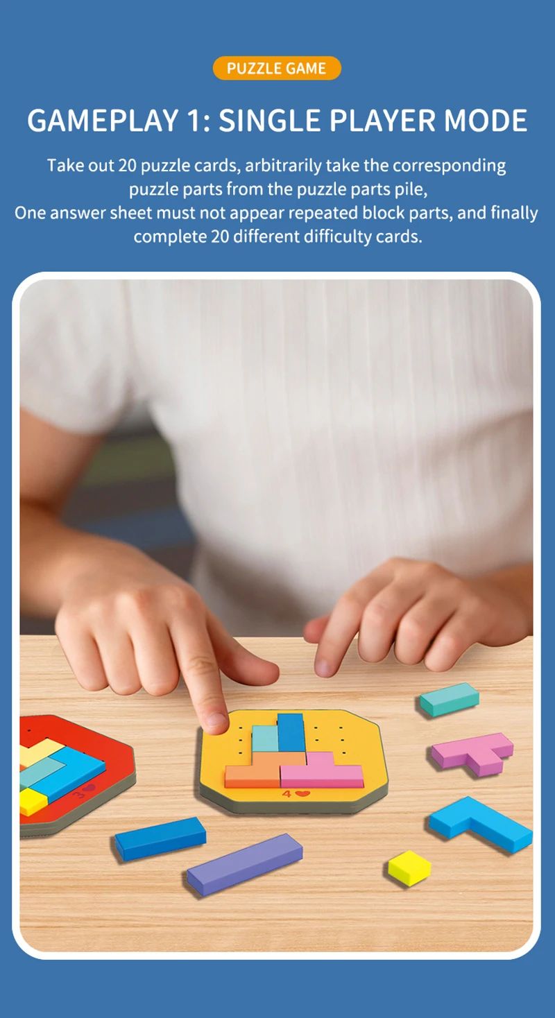 Logic Blocks™ – Farge og kreativitet – Geometriske puslespill