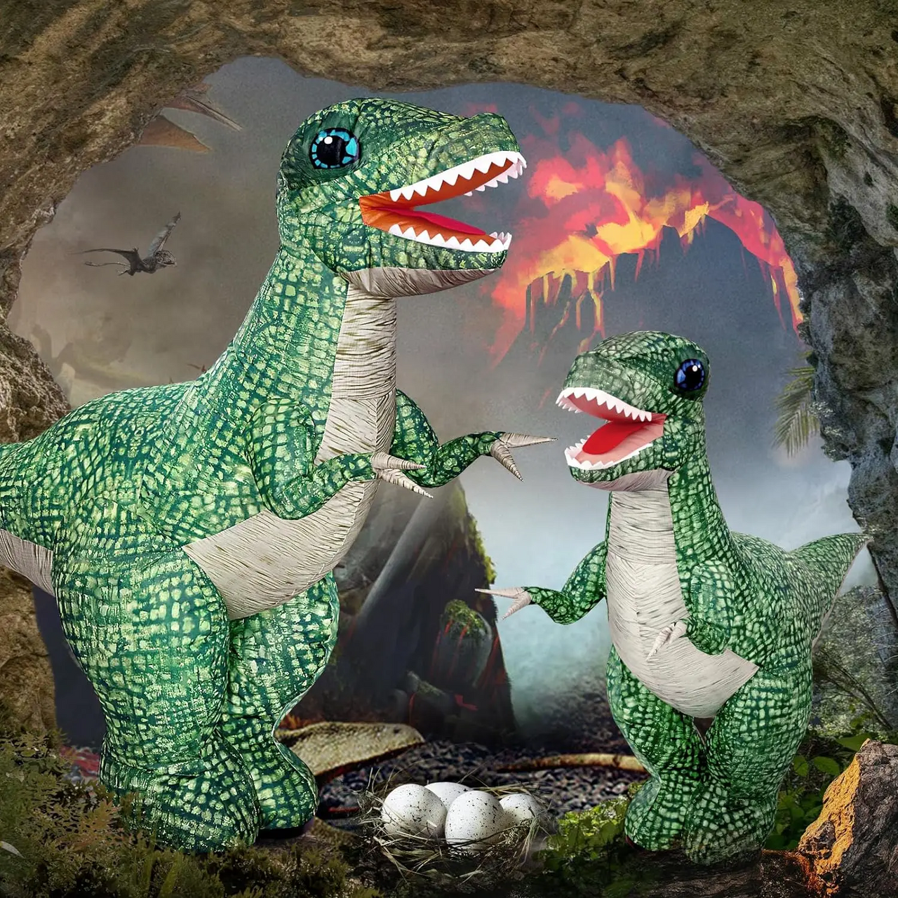 MegaDino – Eventyrlig og interaktiv – Oppblåsbar RC-dinosaur