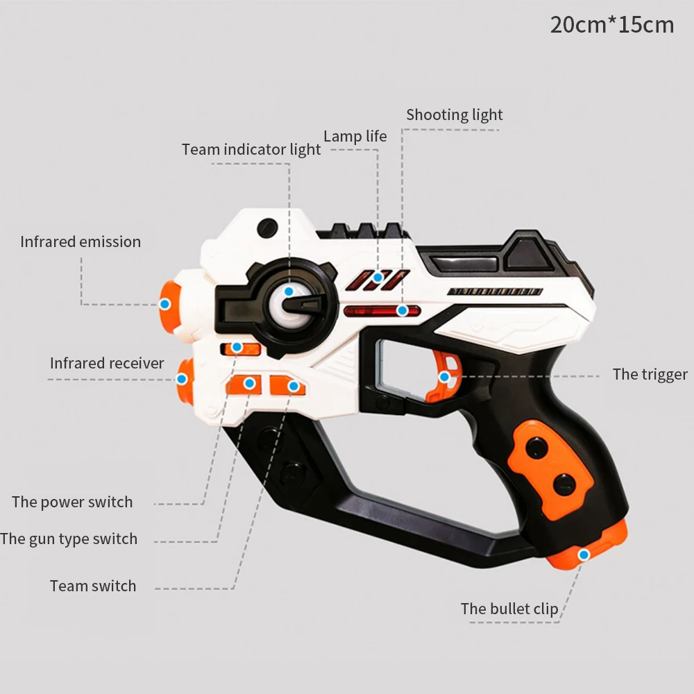 TargetPro – Konkurransepreget og spennende – Laserduell-pistolsett