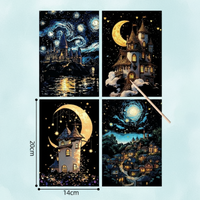 Thumbnail for GlowArt – Glow-in-the-dark – Skrapeloddssett