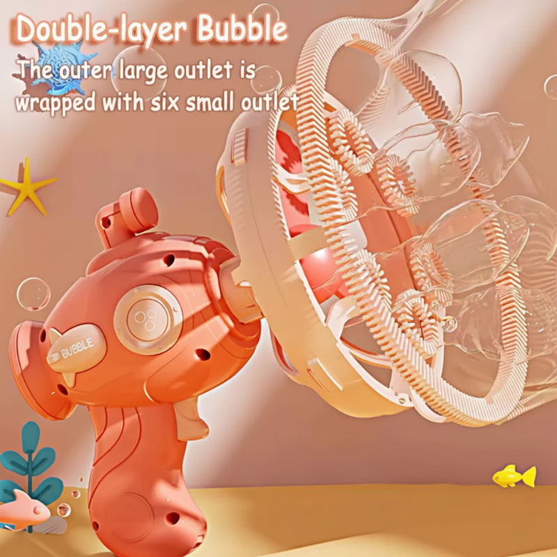 HappyBubbles – Lekende og trygt – Boblepistol for barn