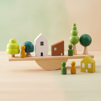 Thumbnail for Wooden Forest Blocks – Kreativitet og utvikling – Sett med treklosser til å stable