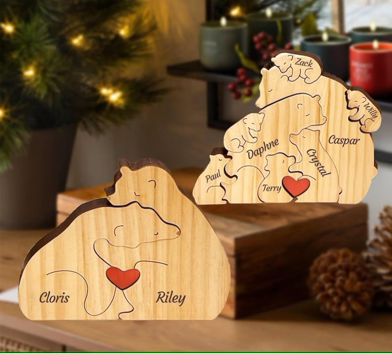 Family Puzzle™ – Personlig morsdagsgave med bjørnefamilien