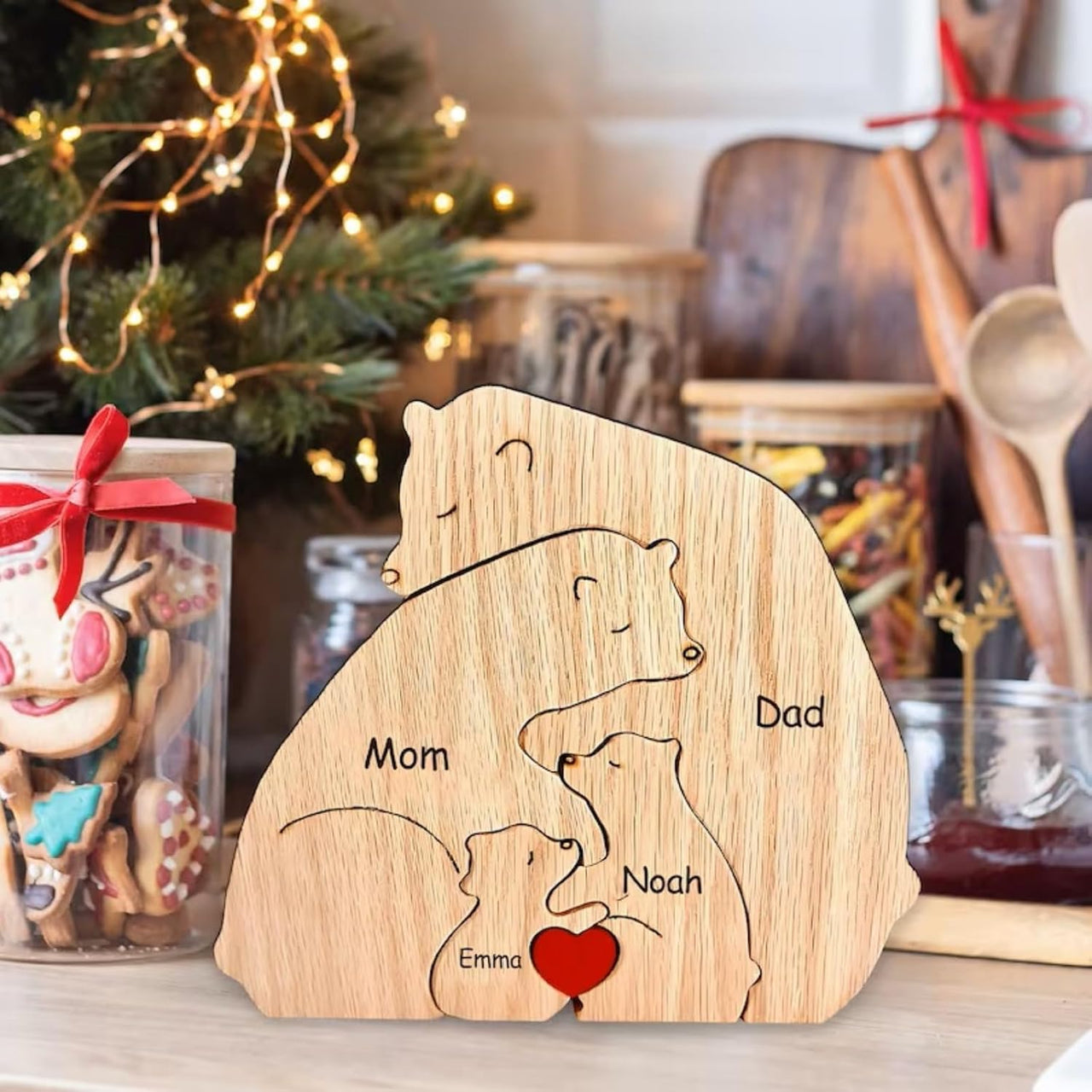 Family Puzzle™ – Personlig morsdagsgave med bjørnefamilien