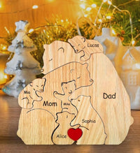 Thumbnail for Family Puzzle™ – Personlig morsdagsgave med bjørnefamilien