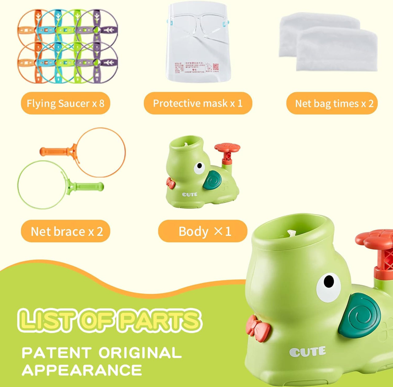 AeroFly – Raskt og morsomt – Frisbee-spillskive for utendørs bruk