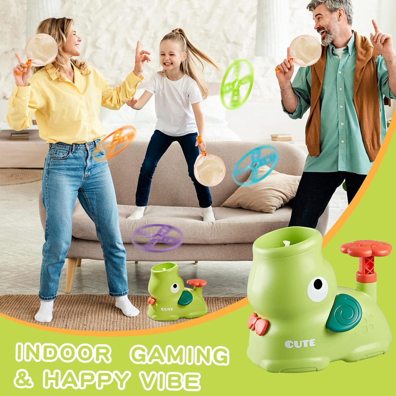 AeroFly – Raskt og morsomt – Frisbee-spillskive for utendørs bruk