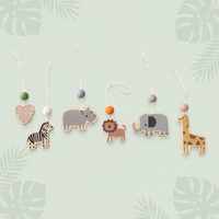 Thumbnail for Wooden Baby Rattle Toy – Sansestimulerende og trygt – Baby Gym