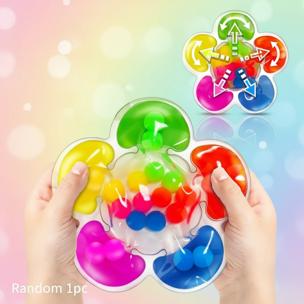 Squishy Bead Maze – Stimulerende og avslappende – Fidget-leker