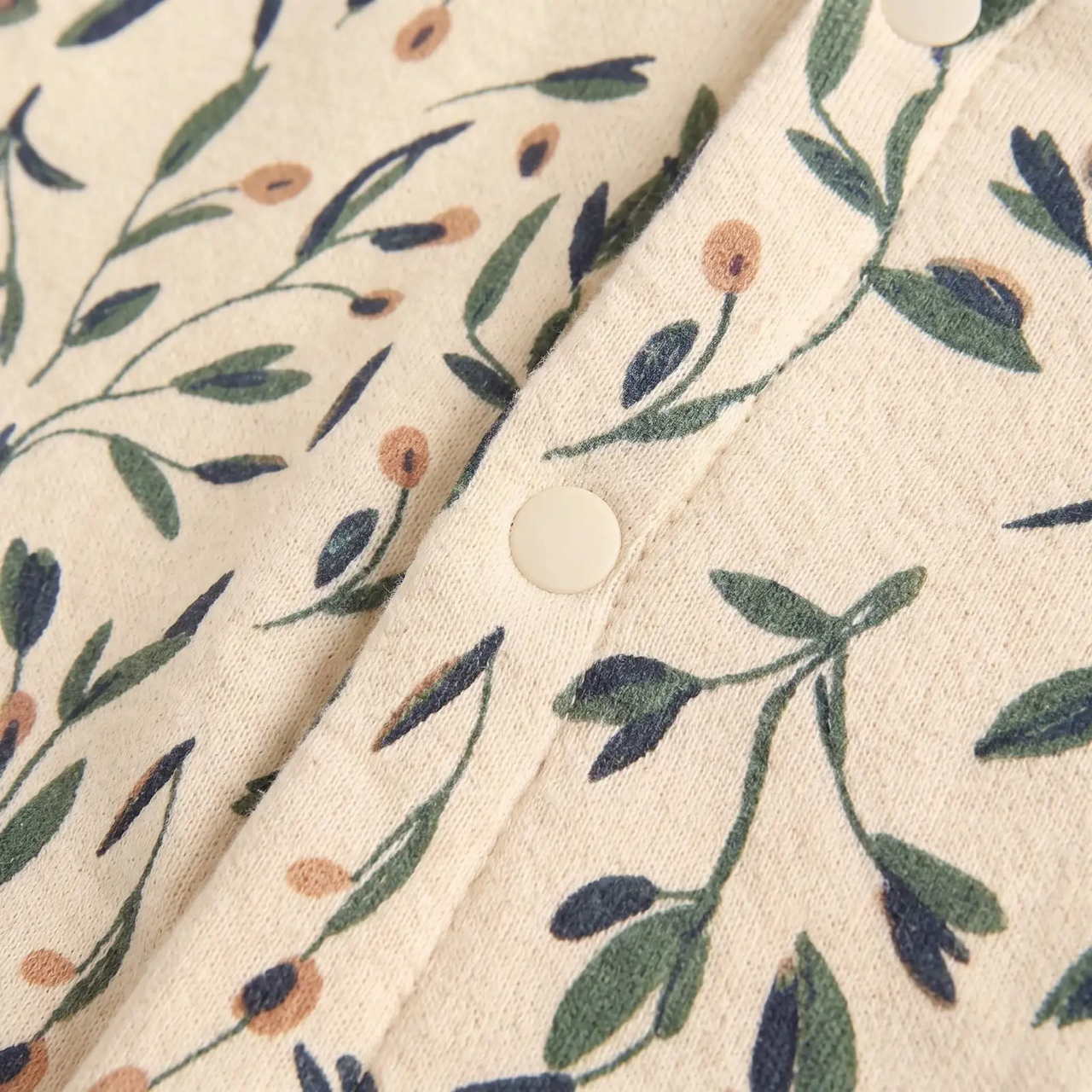 FloraCozy – Myk og varm – Vinterbody til babyjenter med blomstermønster
