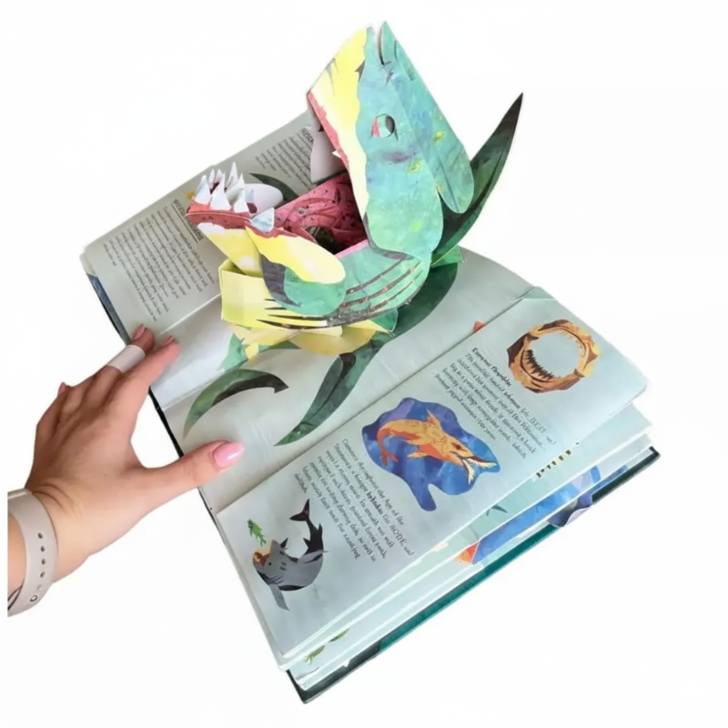 JurassicKids – Spennende og lærerikt – 3D-pop-up-bok om dinosaurer