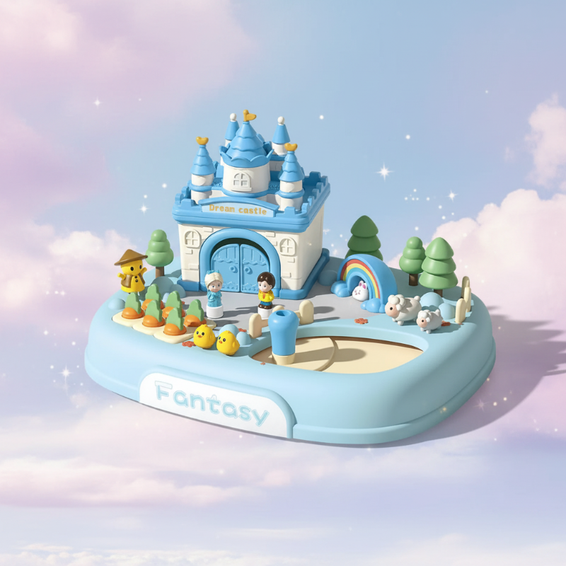 Magnetic Princess Castle – Kreativt og magisk – magnetisk dukkehus-lekesett