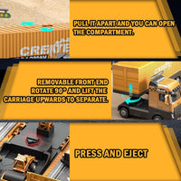 Thumbnail for ConstructoKids – Lære og bygge – 2-i-1 byggetruck-lekesett