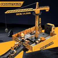 Thumbnail for ConstructoKids – Lære og bygge – 2-i-1 byggetruck-lekesett