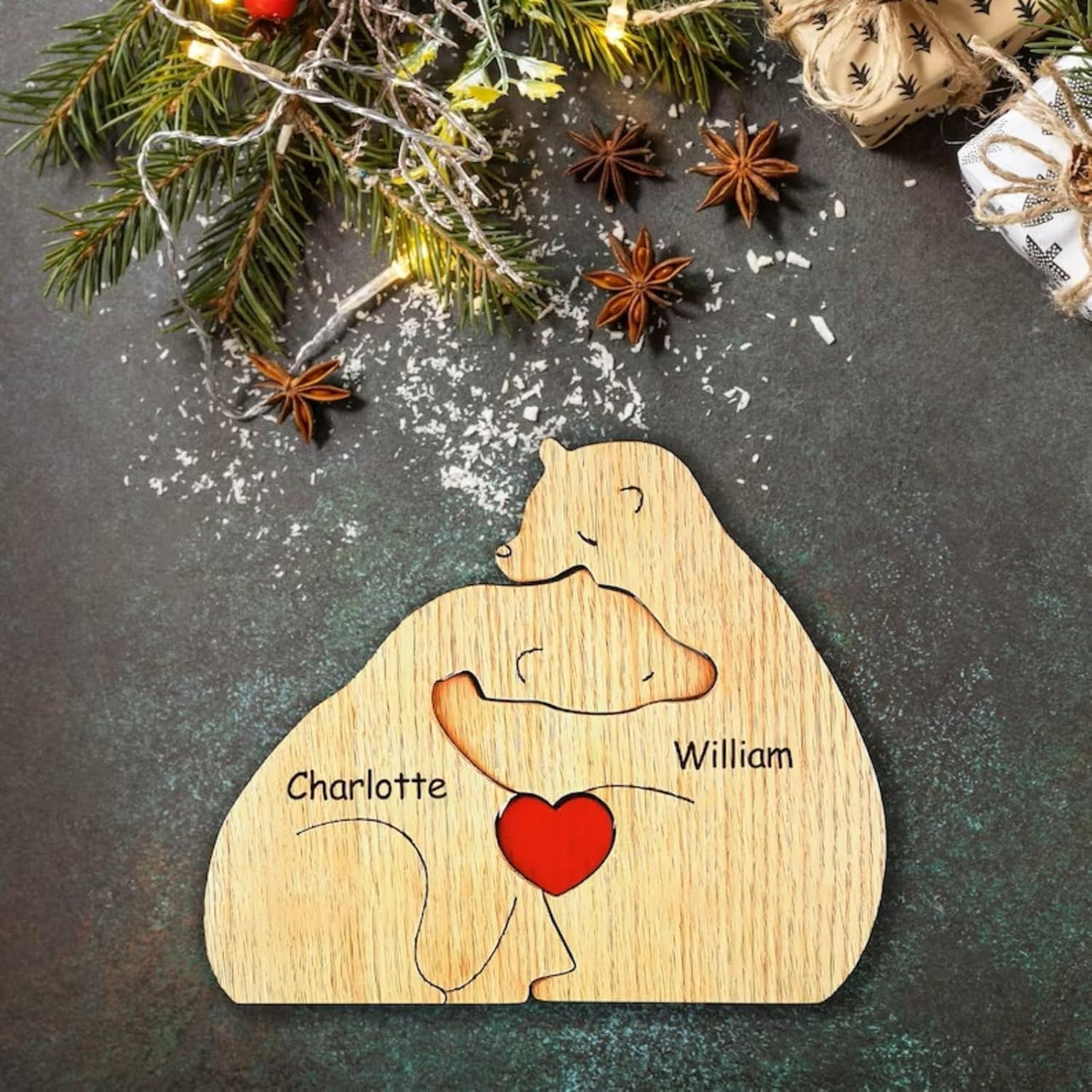 Family Puzzle™ – Personlig morsdagsgave med bjørnefamilien