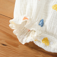 Thumbnail for LittleBlossom – Sommerlig komfort og stil – Bodysuit med hette til baby