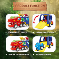 Thumbnail for DinoDrive – Kreativt og spennende – 5-i-1 lastebil-lekesett