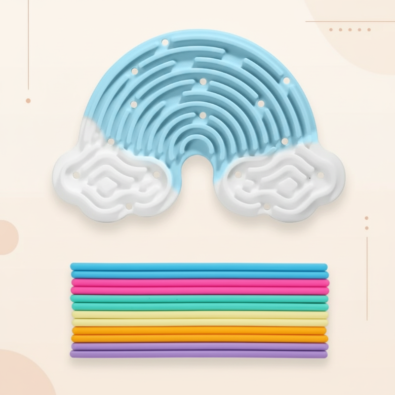 FidgetFrost – Lekent og mykt – Silikon Busy Board