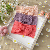 Thumbnail for Mini Fashion – Fasjonable og myke – Pannebånd med sløyfe for barn