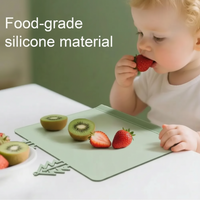 Thumbnail for BabySafe – Praktisk og hygienisk – Silikon-bordunderlag med opphøyd kant