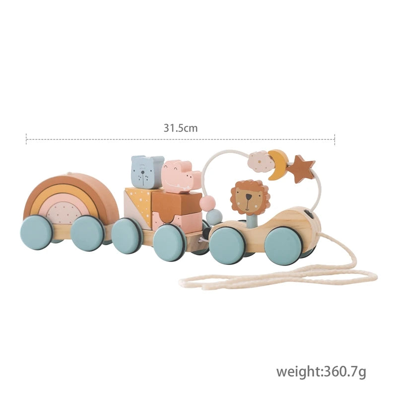 TrainCount –  Klassisk og pedagogisk – Tre-Montessori-tog