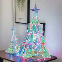 Thumbnail for CrystalGlow – Festlig og stemningsfullt – Dekorativ LED-juletre