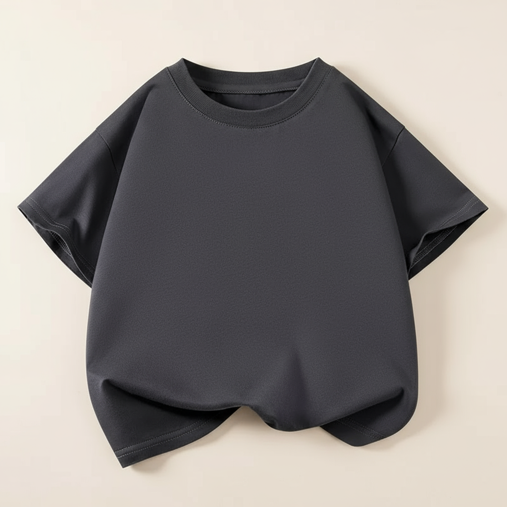 SimpleWear – Casual & myk – Relax Fit T-skjorte med rund hals