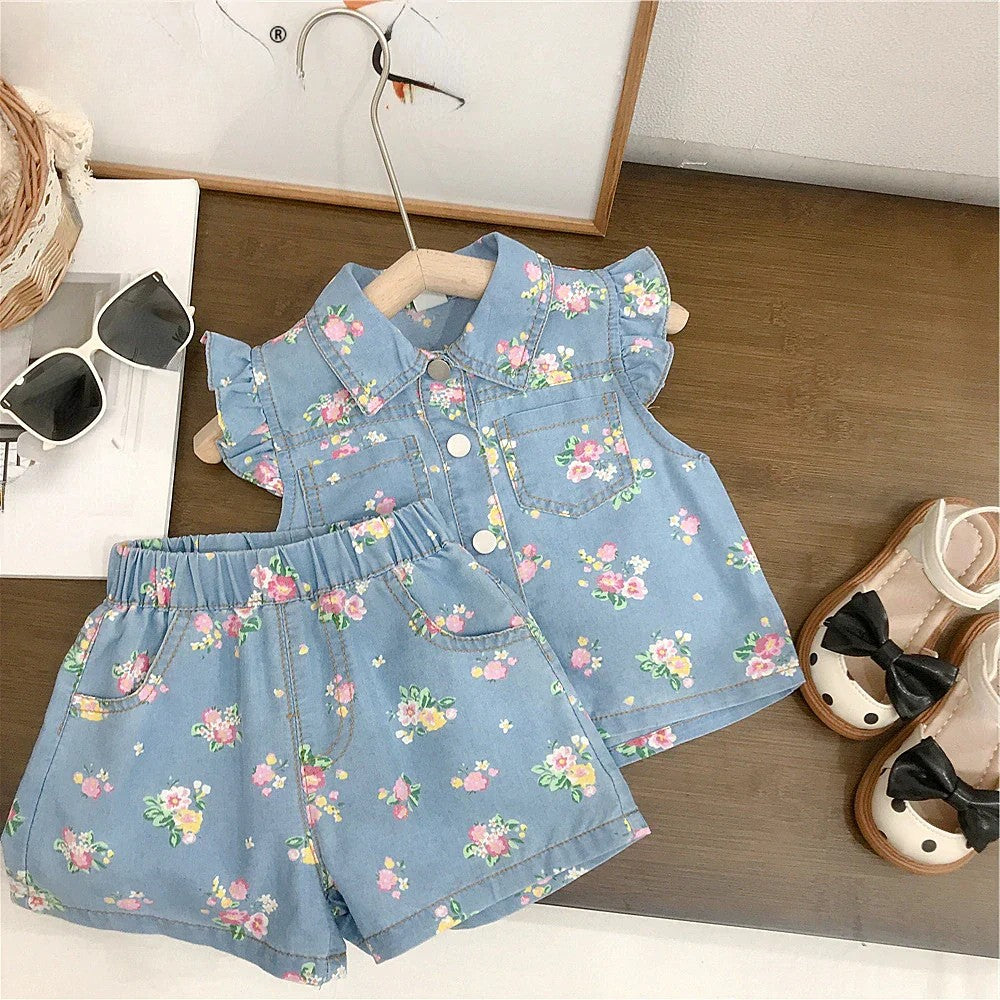 Mini Fashion - Blomstrete og søt - Sommersett