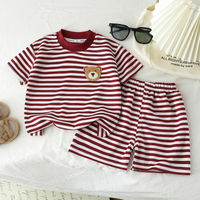 Thumbnail for Kids Stripe Outfit – Trendy og komfortabelt – Sommerantrekk til barn