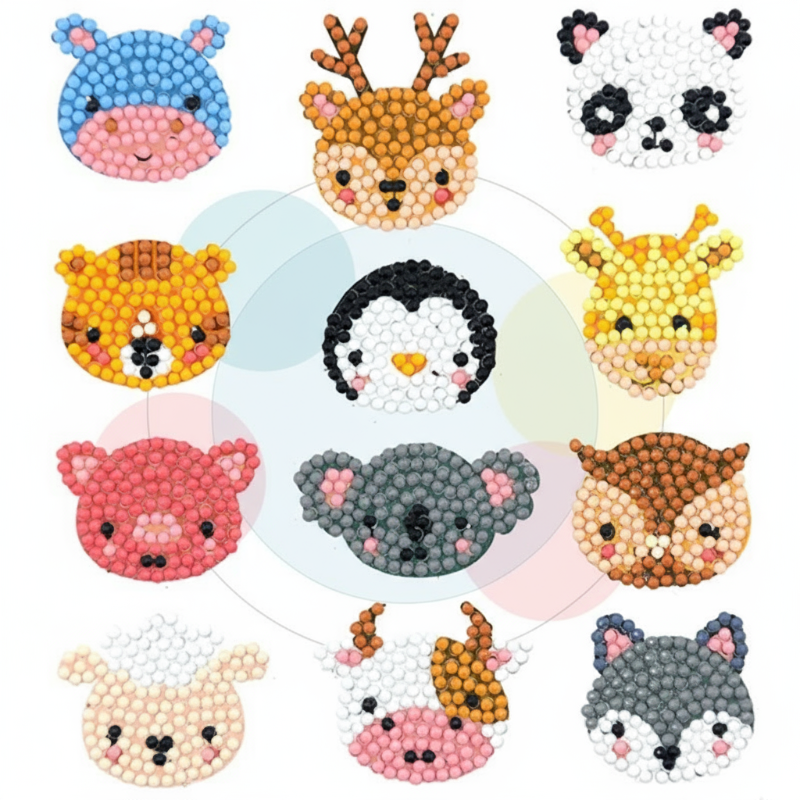 GemArt – Skyggefullt og skinnende – Diamantmaleri-klistremerker