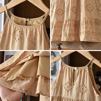 Thumbnail for BohoBelle – Elegant og komfortabel – Kjole med broderidetaljer