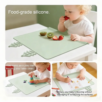 Thumbnail for BabySafe – Praktisk og hygienisk – Silikon-bordunderlag med opphøyd kant