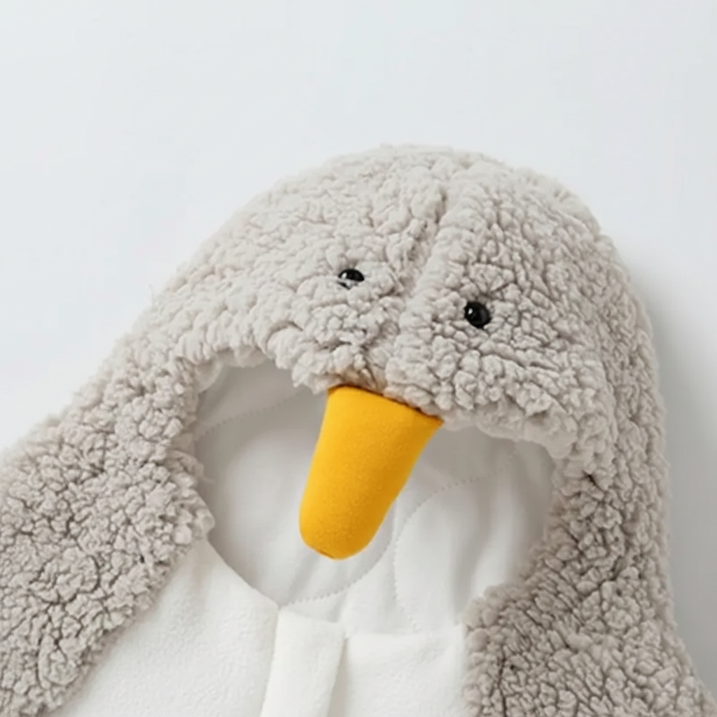 LittlePenguin – Myk og varm – Baby-pingvin-jumpsuit-sovepose