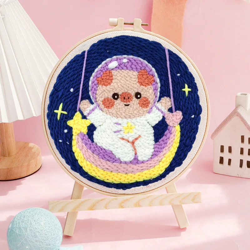 SoftLoop – Mykt og kreativt – DIY Punch Needle hjemmedekorasjonssett