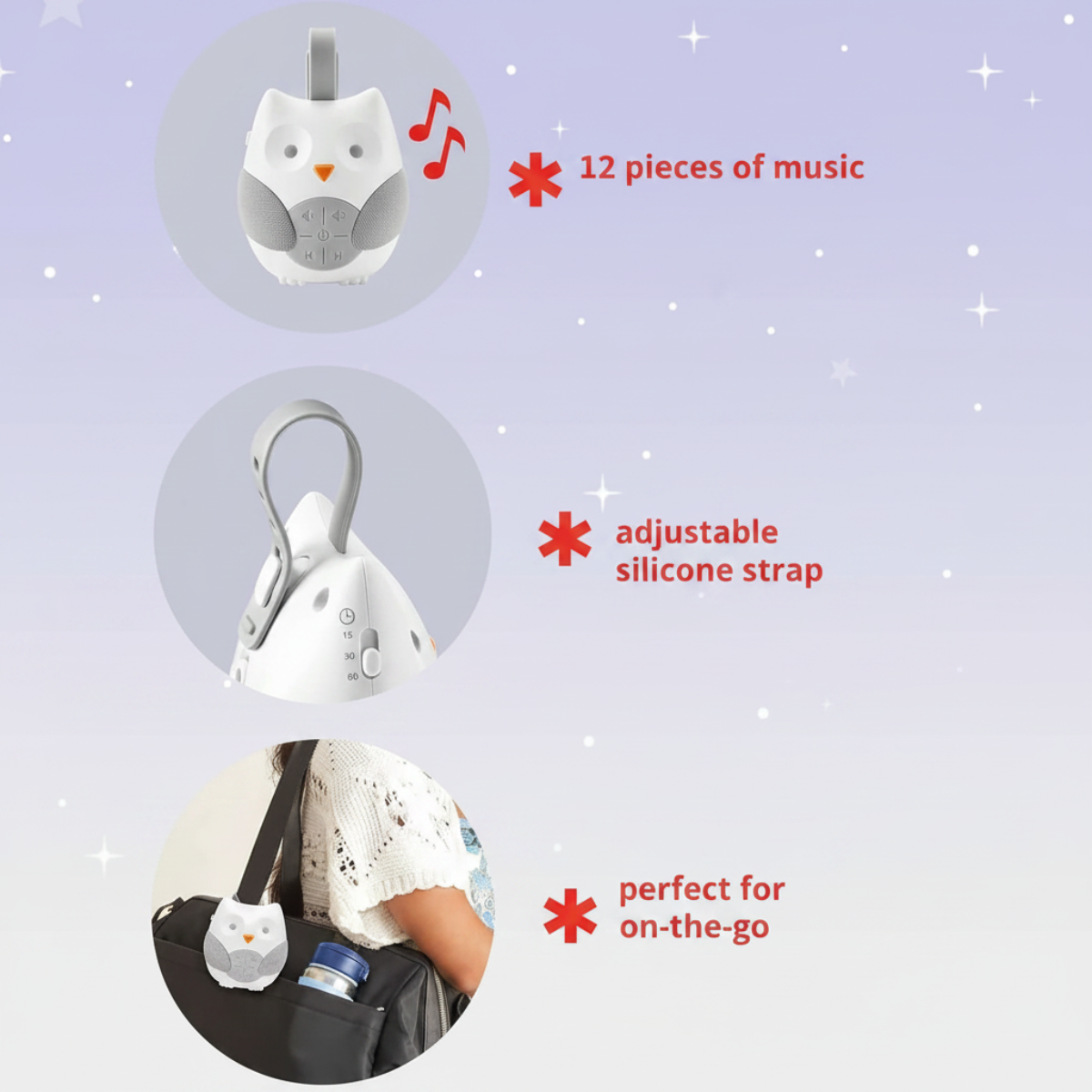 SleepyPal – Beroligende og morsomt – nattlampe med musikk