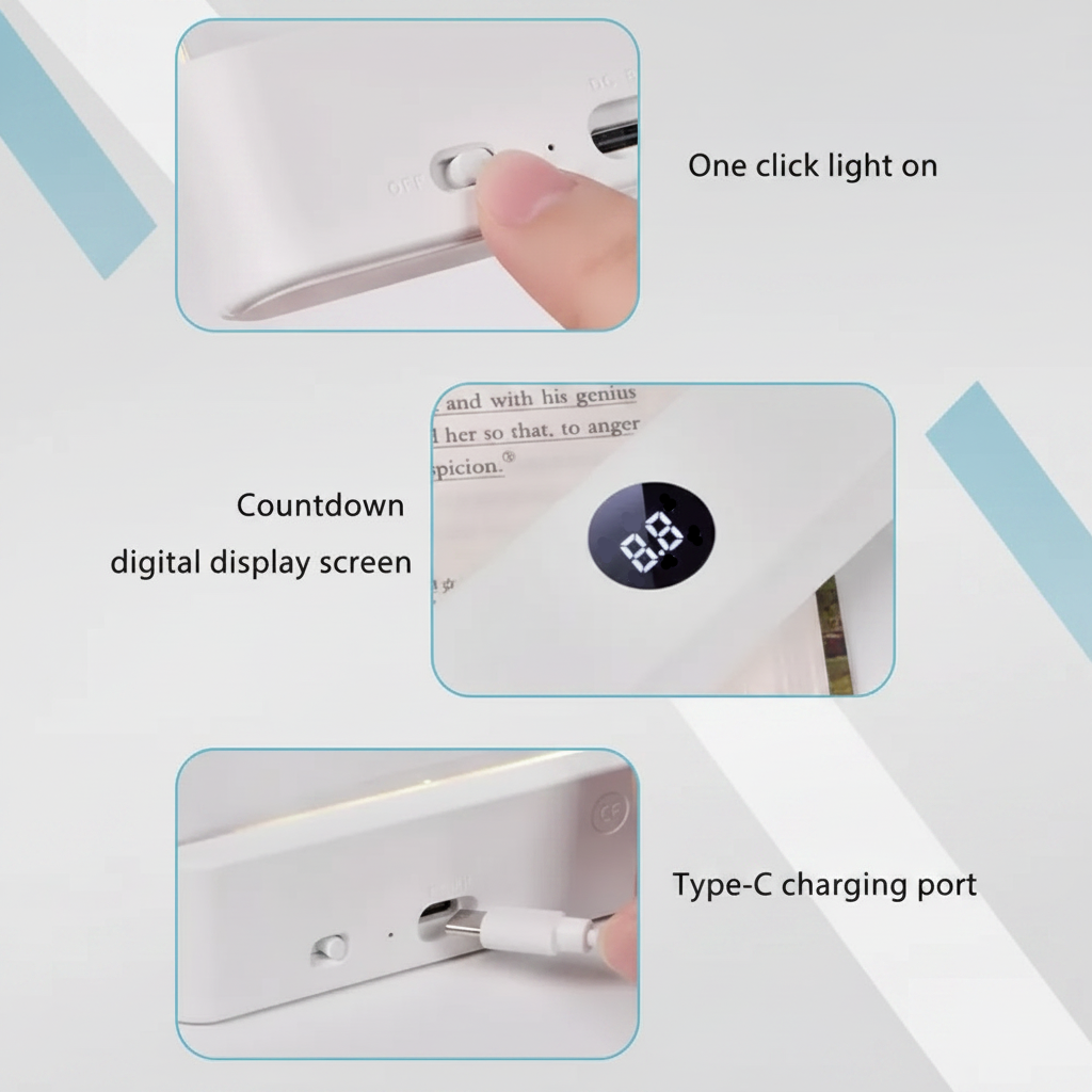 LumiPanel – LED og sunne øyne – Dimmbar USB-leselampe