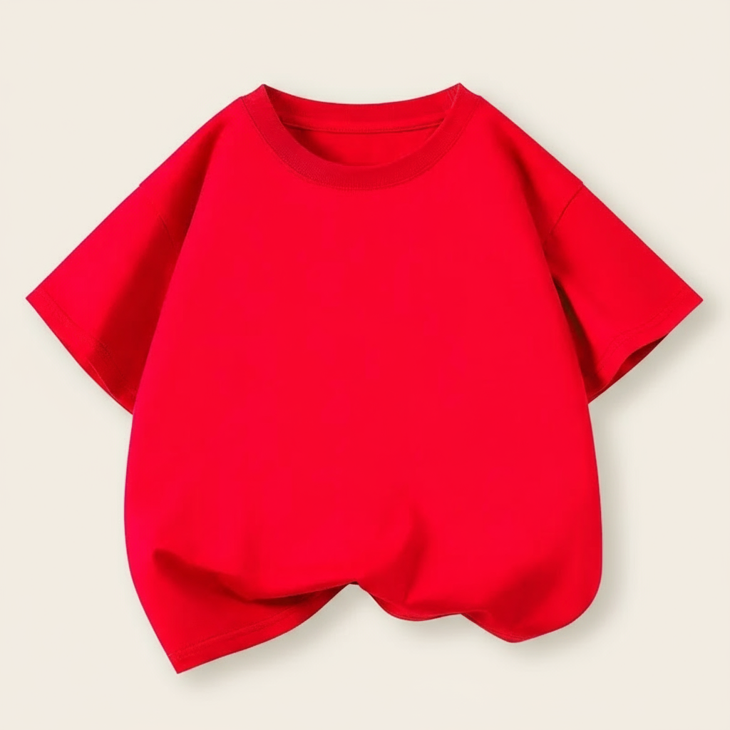 SimpleWear – Casual & myk – Relax Fit T-skjorte med rund hals