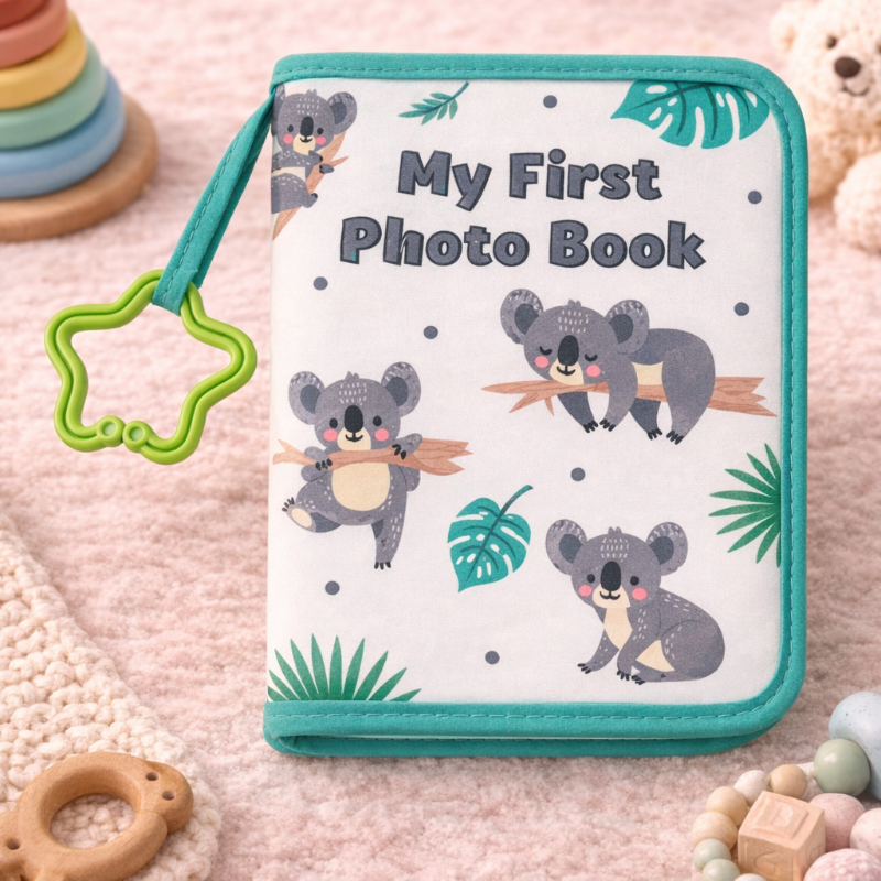 Baby Photo Album – Myk & Minner – Fotobok i stoff