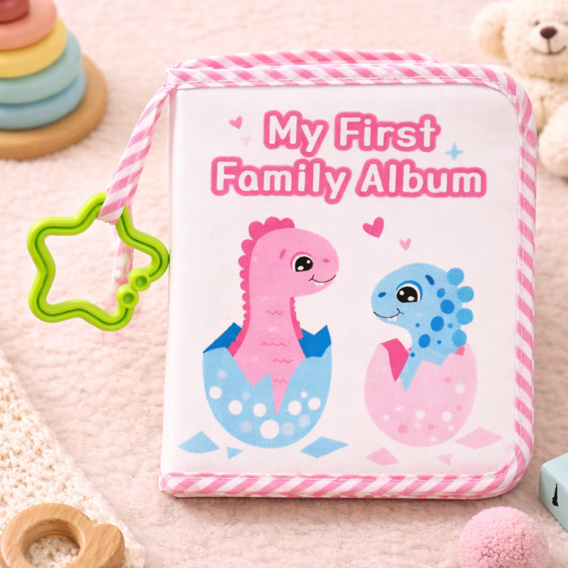 Baby Photo Album – Myk & Minner – Fotobok i stoff