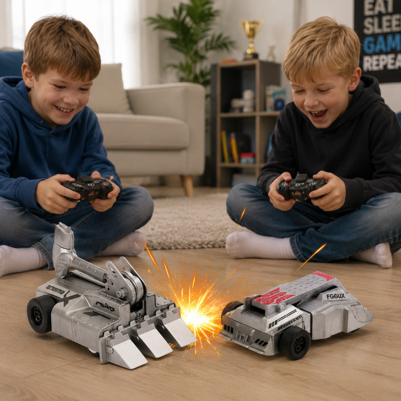 BattleCars – Holdbar og robust – RC-panserbil-sett