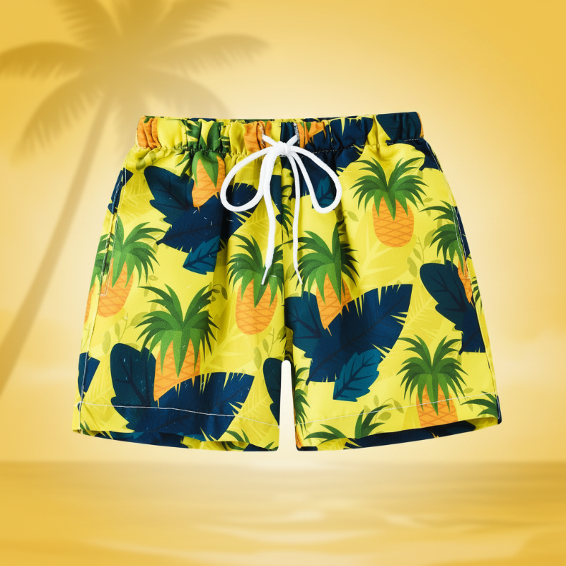 Beach Shorts – Lett og lekent – Tropisk badebukse for barn