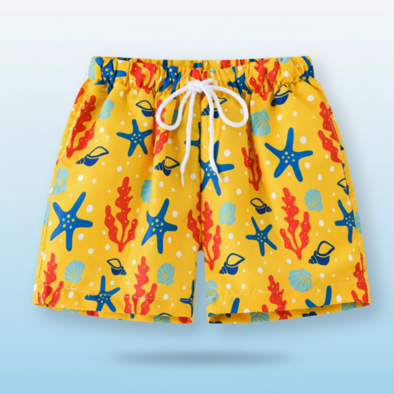 Beach Shorts – Lett og lekent – Tropisk badebukse for barn
