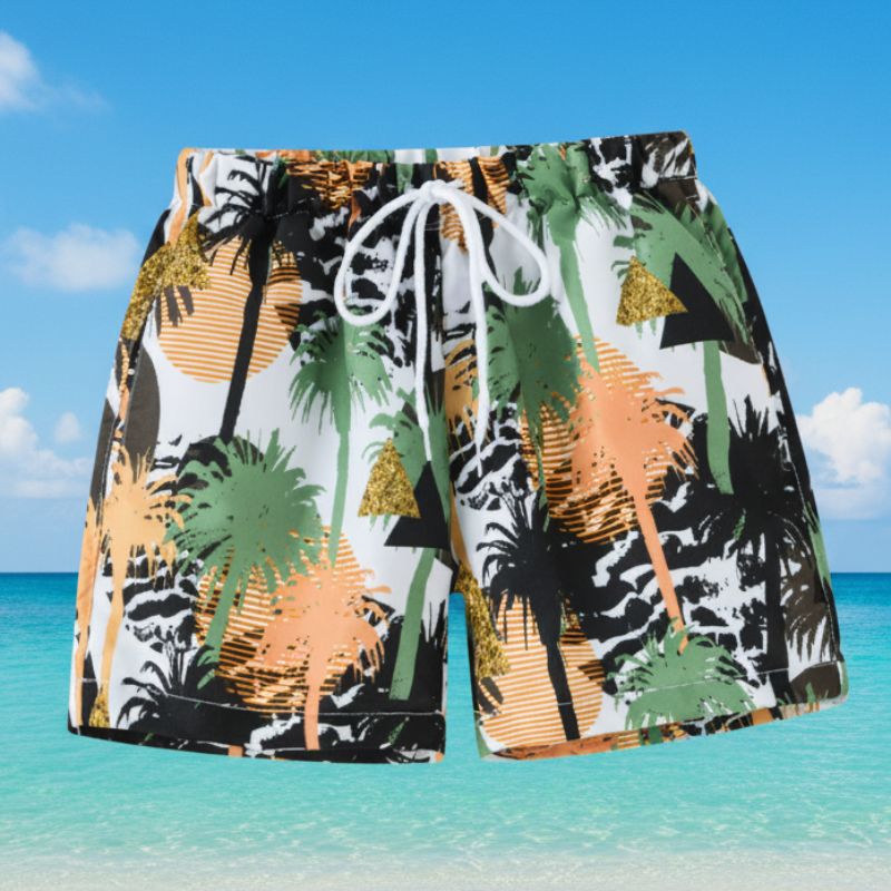Beach Shorts – Lett og lekent – Tropisk badebukse for barn