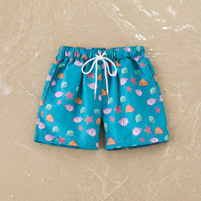 Beach Shorts – Lett og lekent – Tropisk badebukse for barn