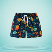 Thumbnail for Beach Shorts – Lett og lekent – Tropisk badebukse for barn