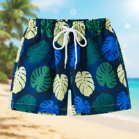 Thumbnail for Beach Shorts – Lett og lekent – Tropisk badebukse for barn