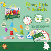 Thumbnail for Rainbow Teddy Bears Toys™ - Pedagogisk og kreativt - Regnbue- og tellebjørner